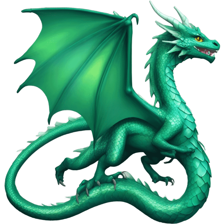 Female dragon  emoji