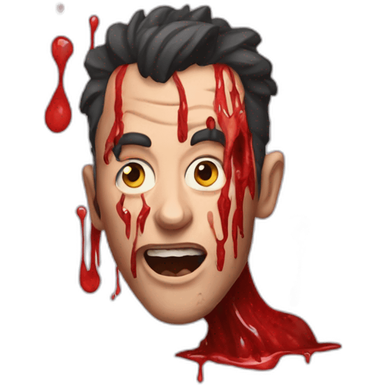 bloody crazy emoji