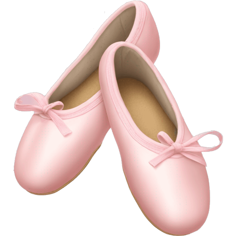 Pale pink ballet shoes emoji