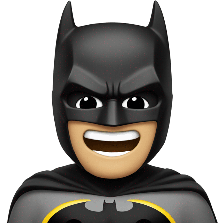 Batman smiling emoji