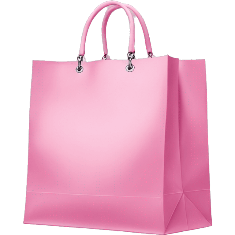 pink shopping bags Dior  emoji