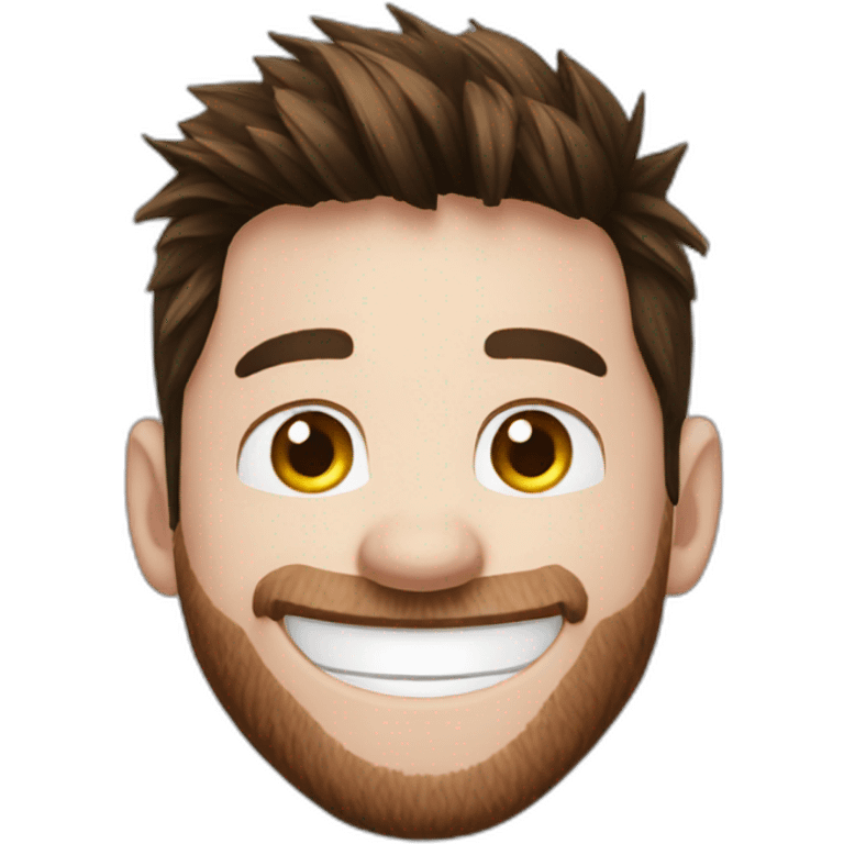 Messi smiling emoji