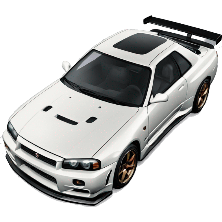 Nissan skyline R34 emoji