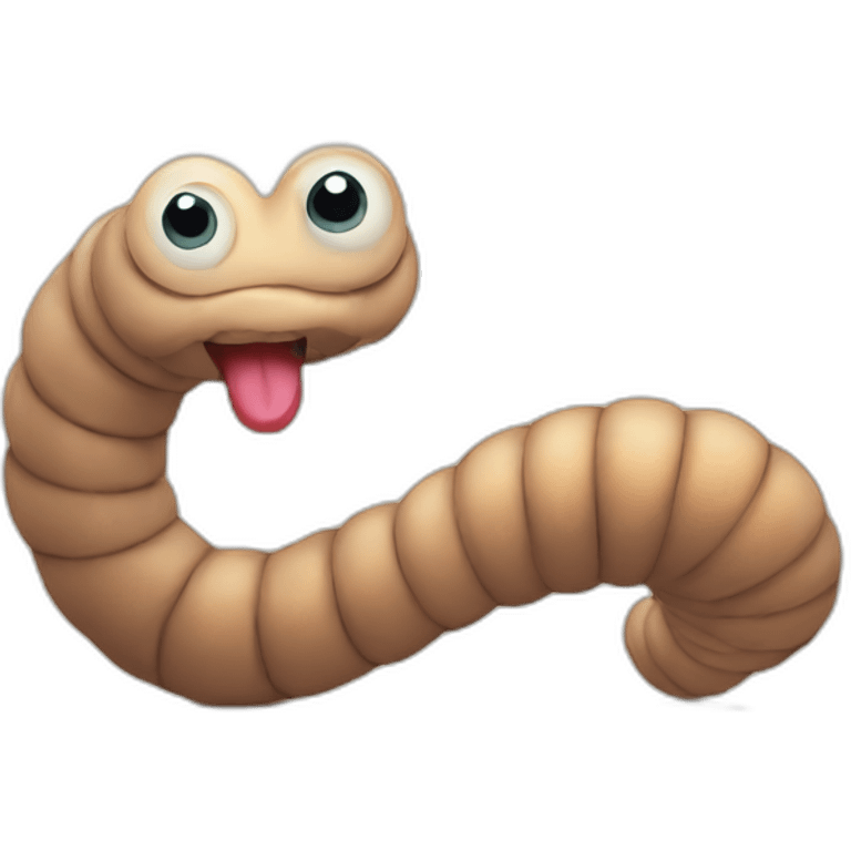 worm emoji