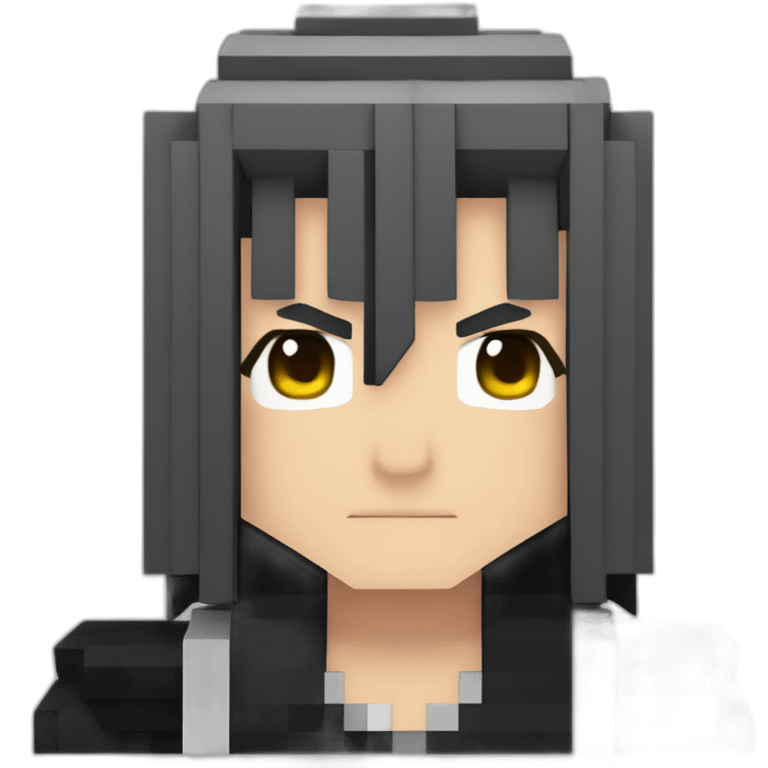 Kurosaki Ichigo minecraft style emoji