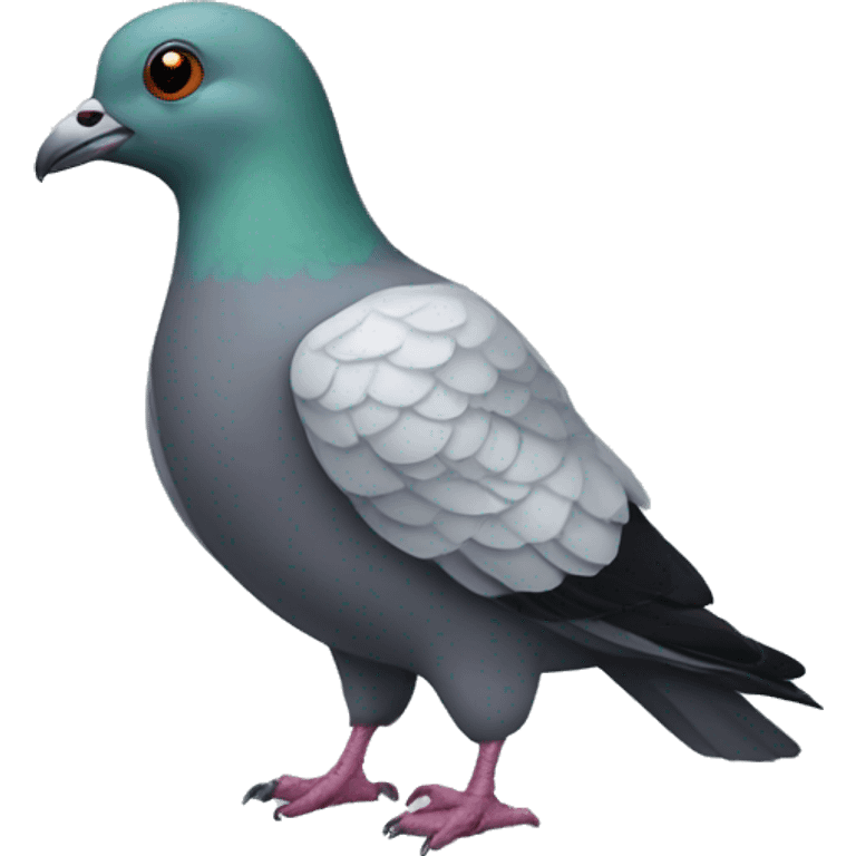 Masked pigeon emoji