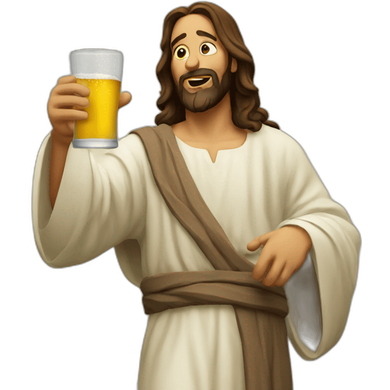 Drunk Jesus  emoji