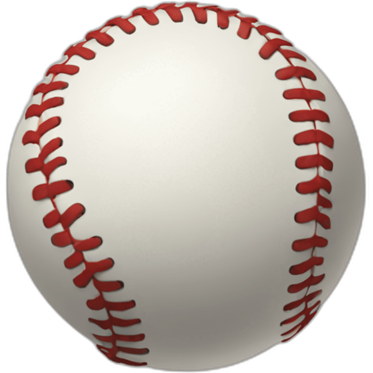 A baseball being dropped emoji