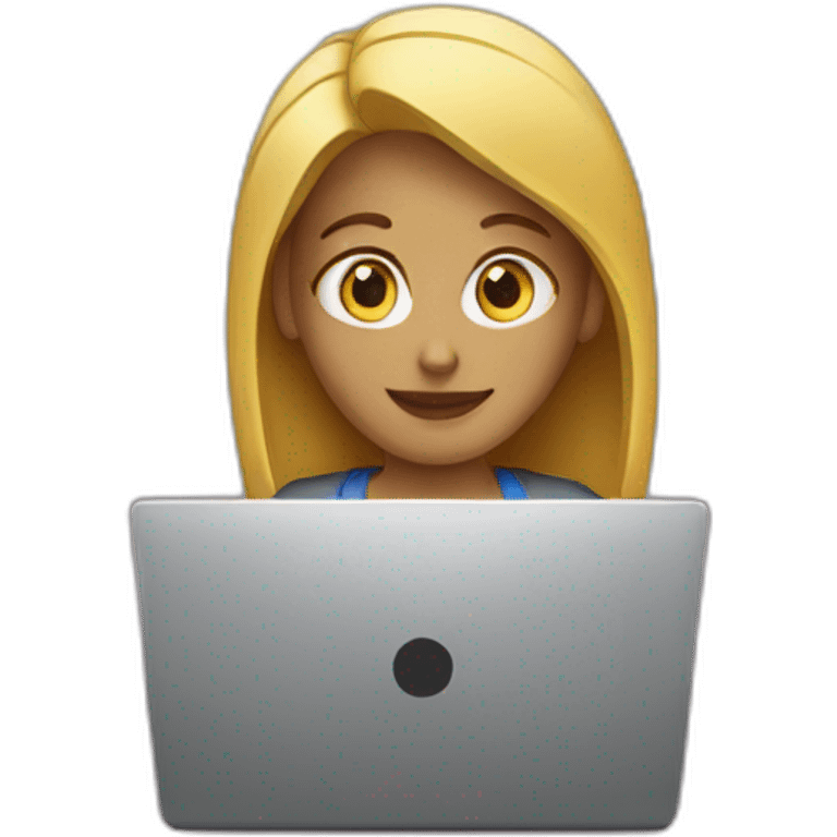 laptop woman emoji