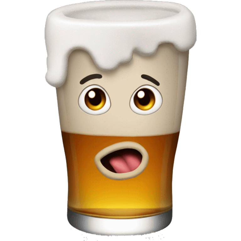 Shotgun beer emoji