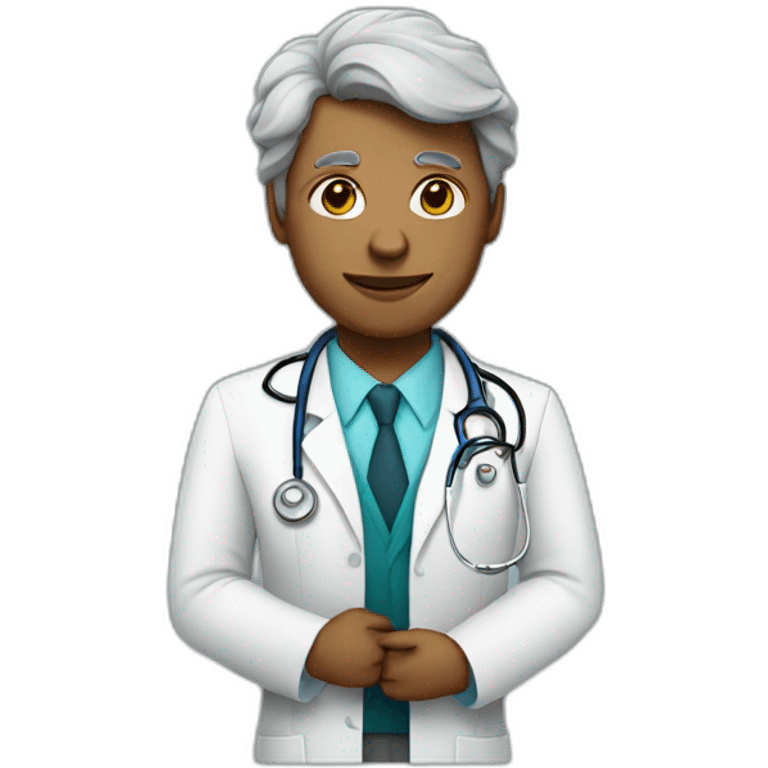 A very strong person with a doctor's license  emoji