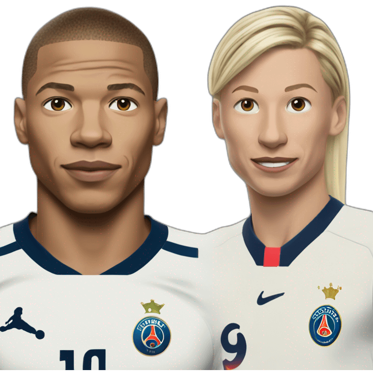 Mbappe and Haaland emoji