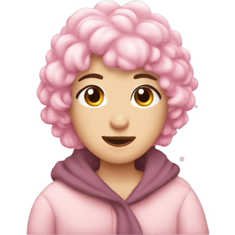 Cozy pink Christmas  emoji