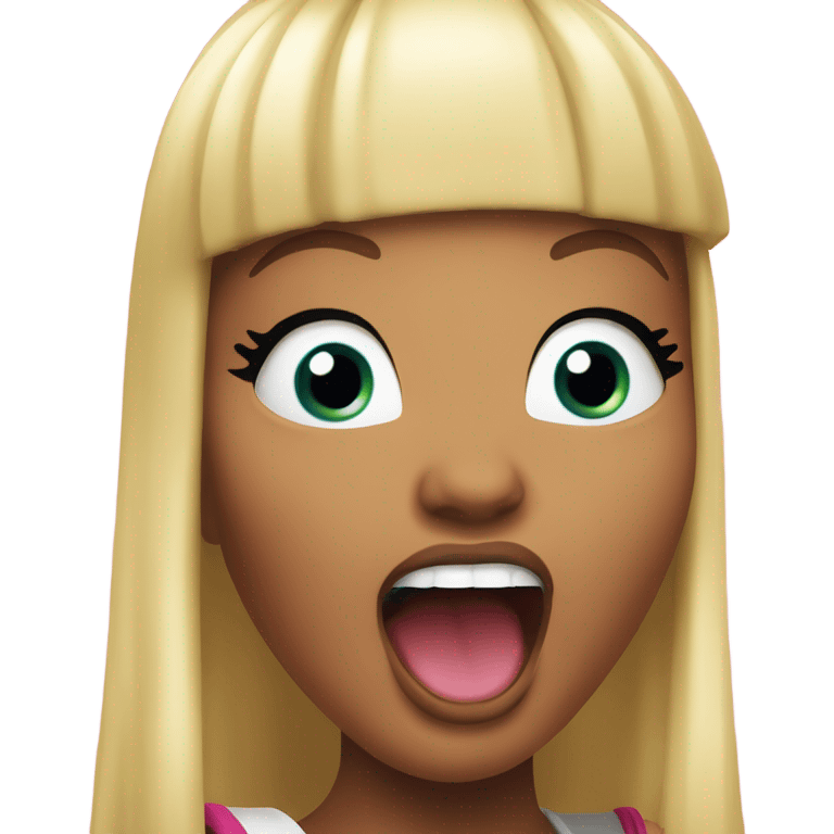 Nicki minaj yelling emoji