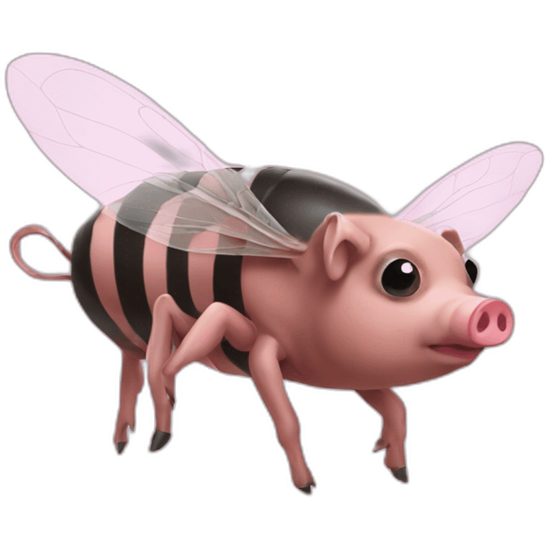 pig fly emoji