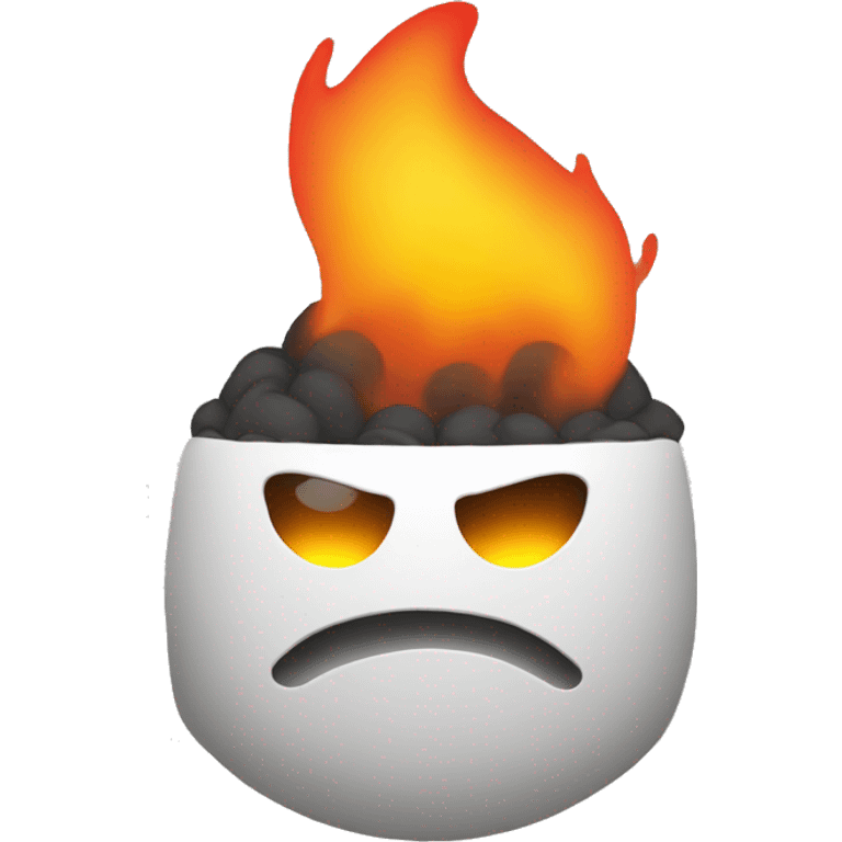 Linux on fire emoji