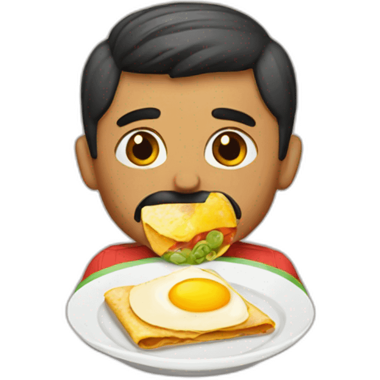 mexican having breakfast emoji