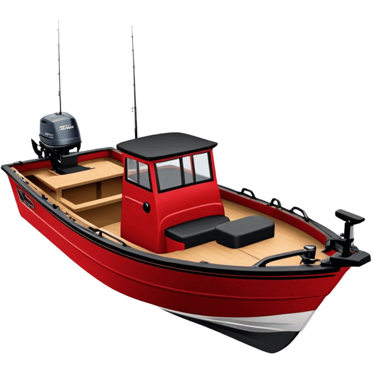 Fishing Boat - Lund 1775 Crossover XS (Model Year: 2022) (Iconic colour: Red with black trim) emoji