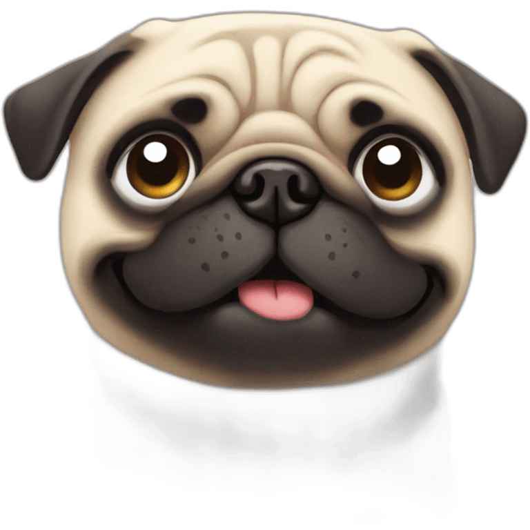 sleepy-happy-pug emoji