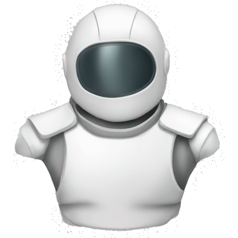 protective suit white emoji