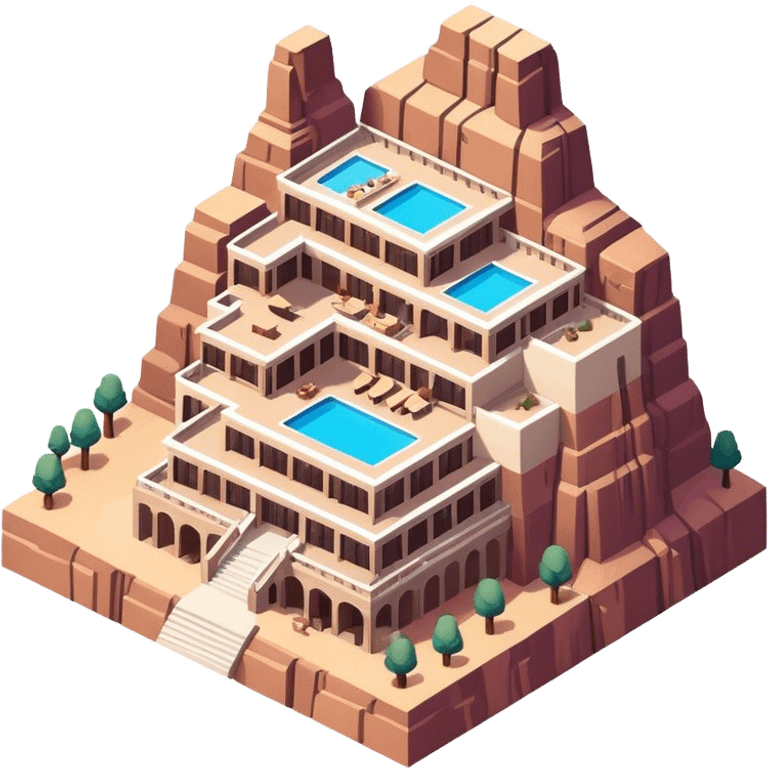 Isometric Grand Canyon lodge  emoji