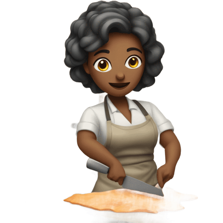 woman cooking emoji