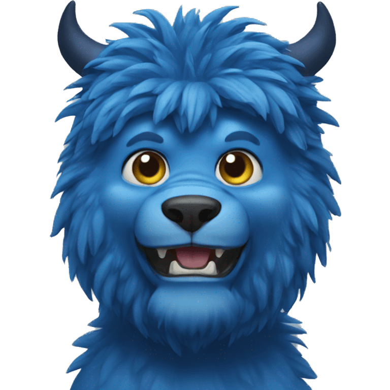 big blue beast emoji