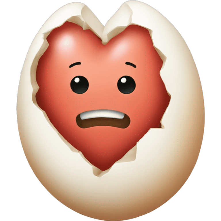 Egg heart emoji