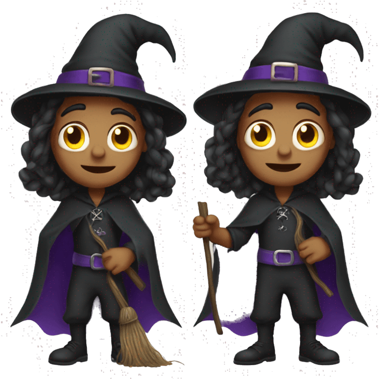 male witch halloween emoji