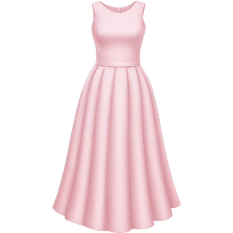 formal pastel pink dress emoji