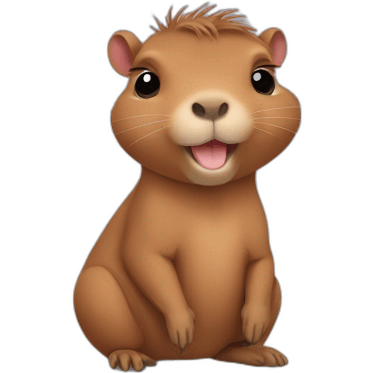 Baby capybara emoji