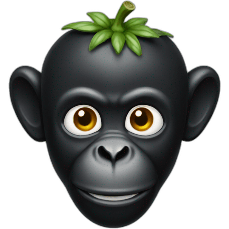 black monkey tomato emoji