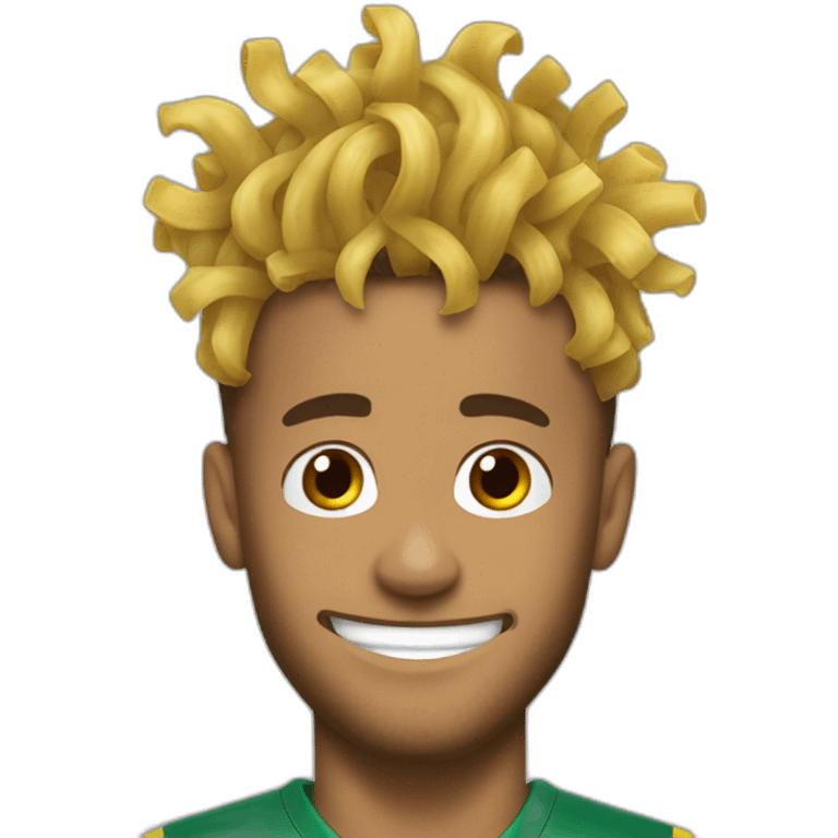 Neymar noodles hair emoji