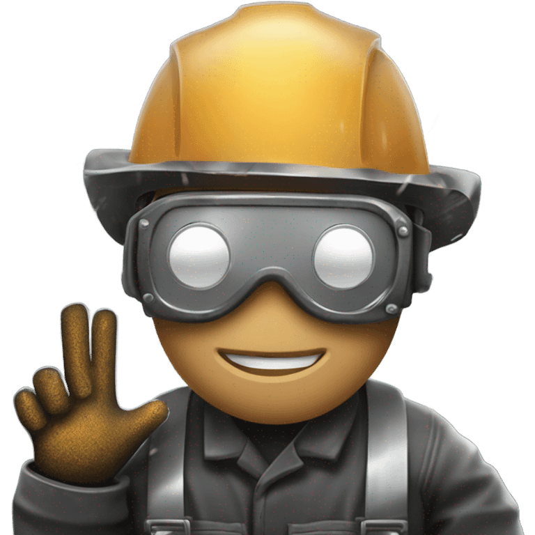 Greasy welder emoji