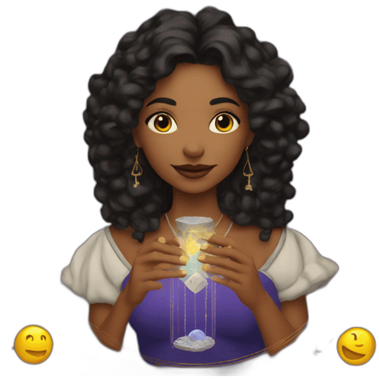 Tarot-reader emoji