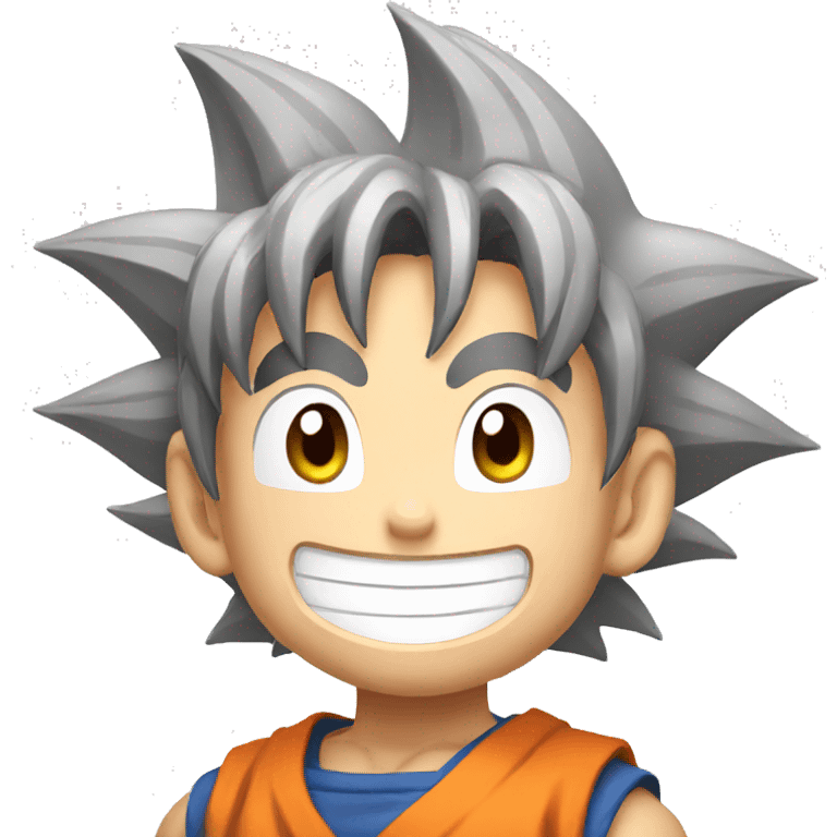 Goku smiling emoji