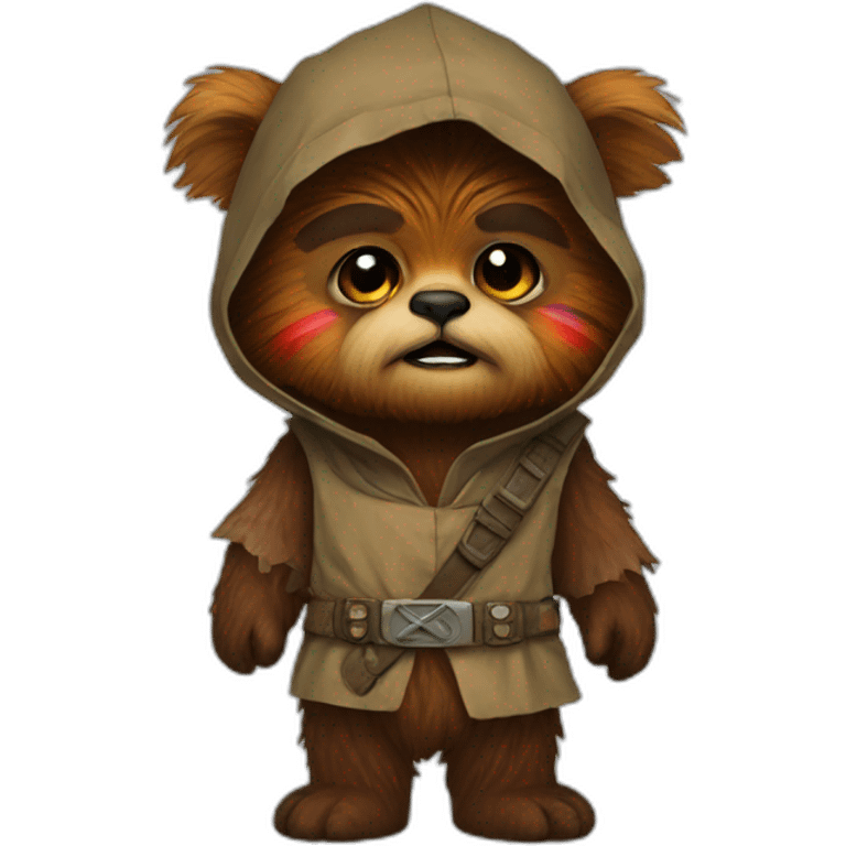 rainbow ewok emoji