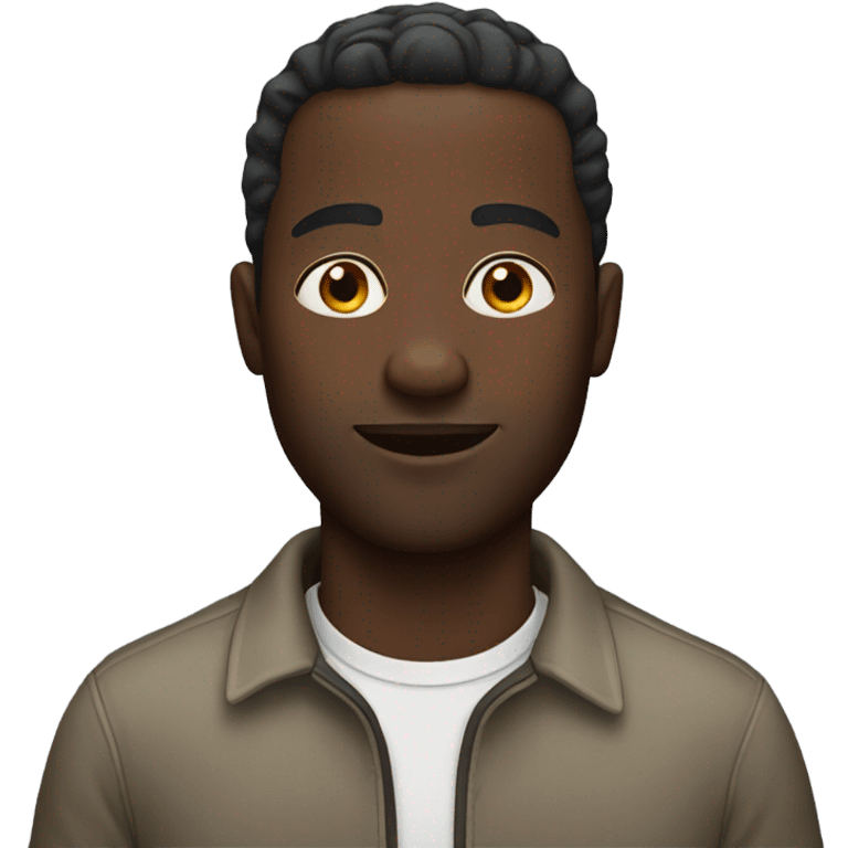 black man emoji