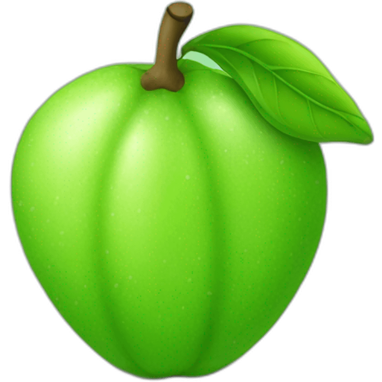 green fruit emoji