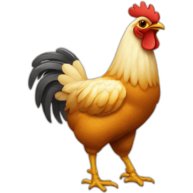 Pollo al secador emoji