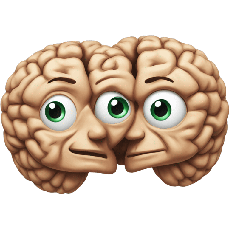 One brain for two emoji