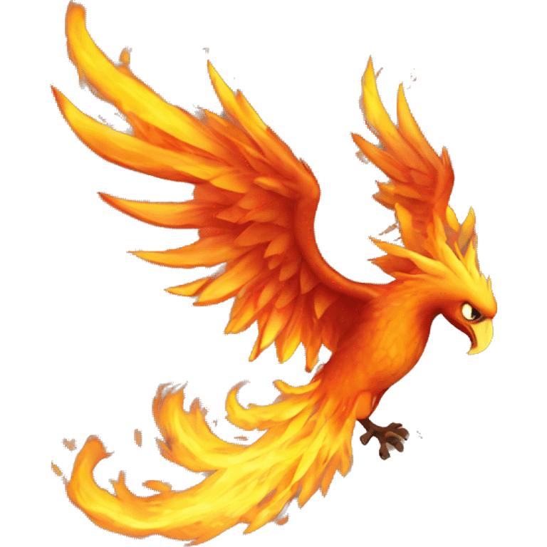 burning phoenix emoji