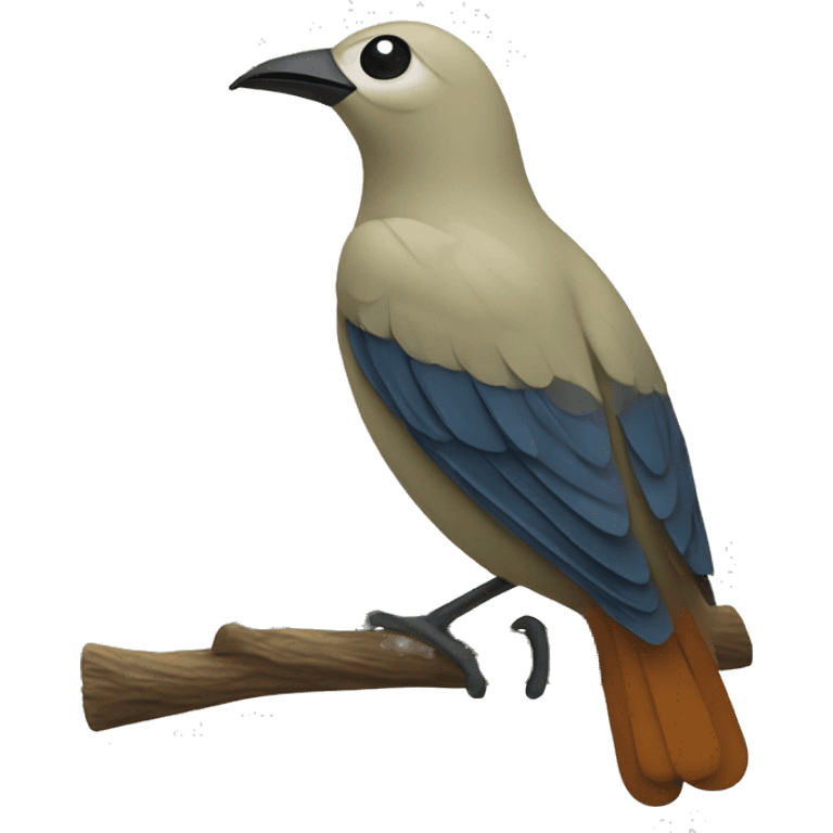 Bird with Yerba mate  emoji