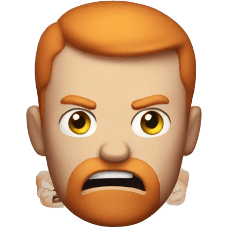 very angry ginger person with a big head emoji