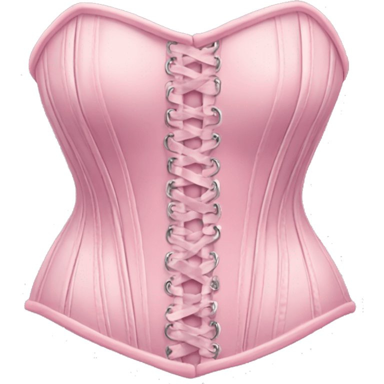 Pastel pink corset  emoji