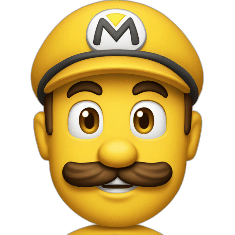 Yellow Mario emoji