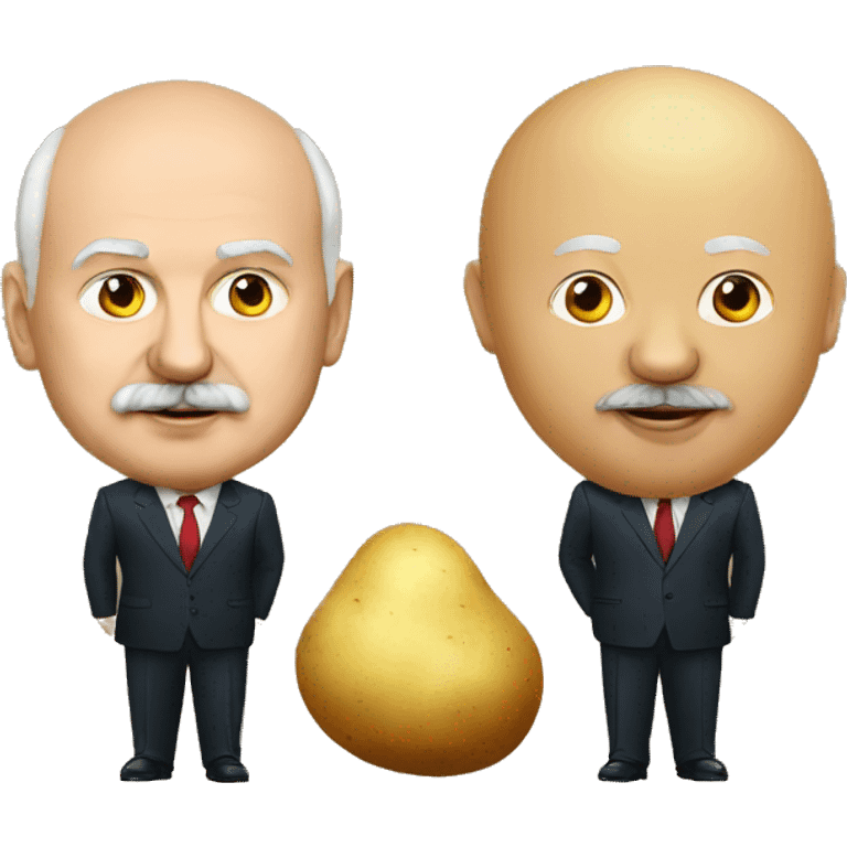 Lukashenko and potato emoji