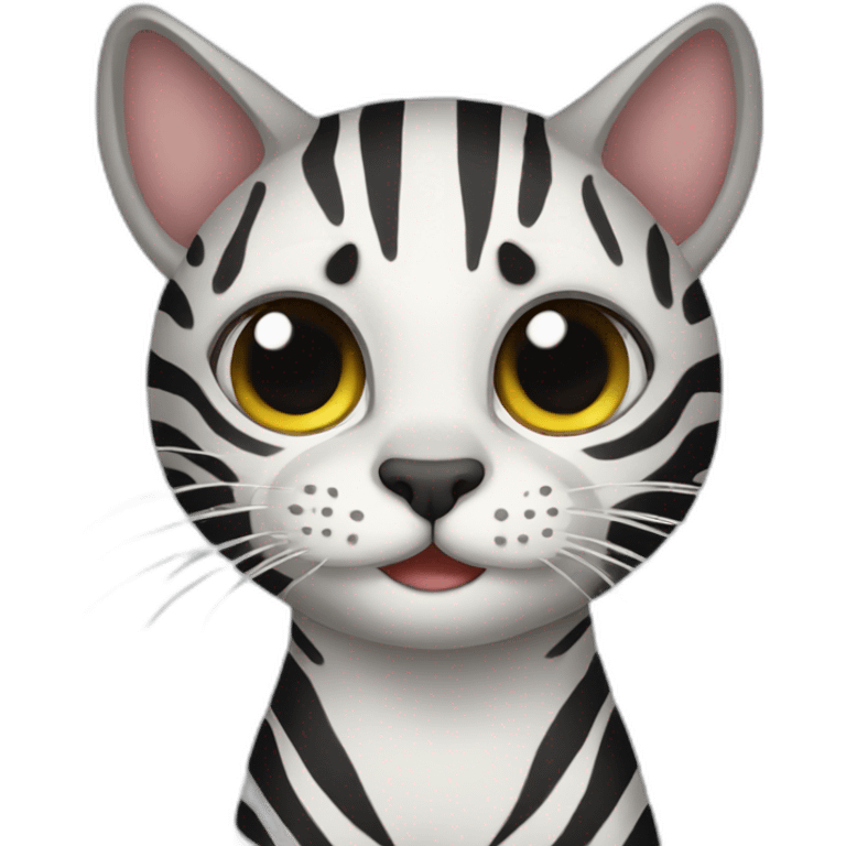 ZEBRA CAT emoji