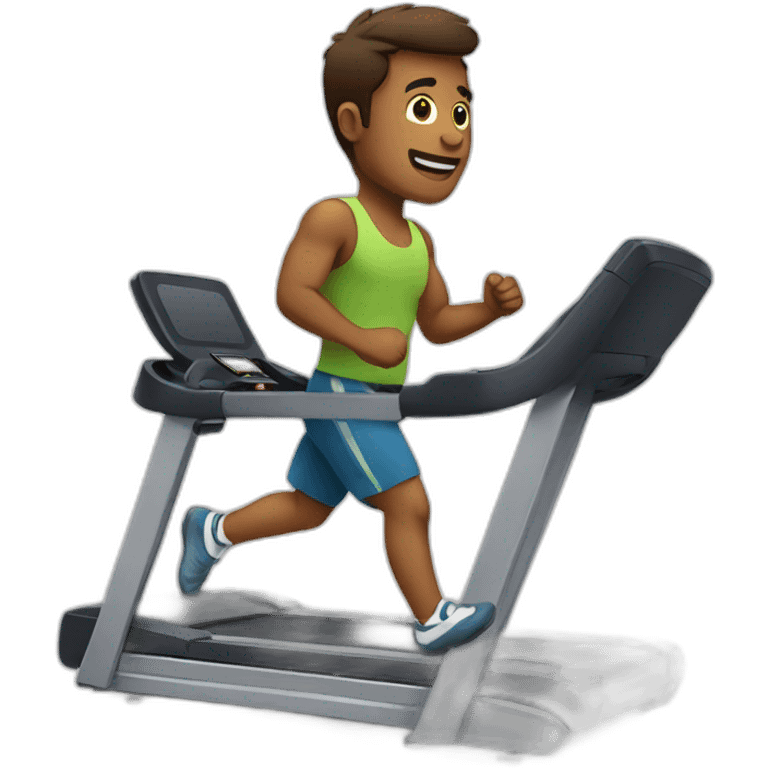 Man on treadmill emoji