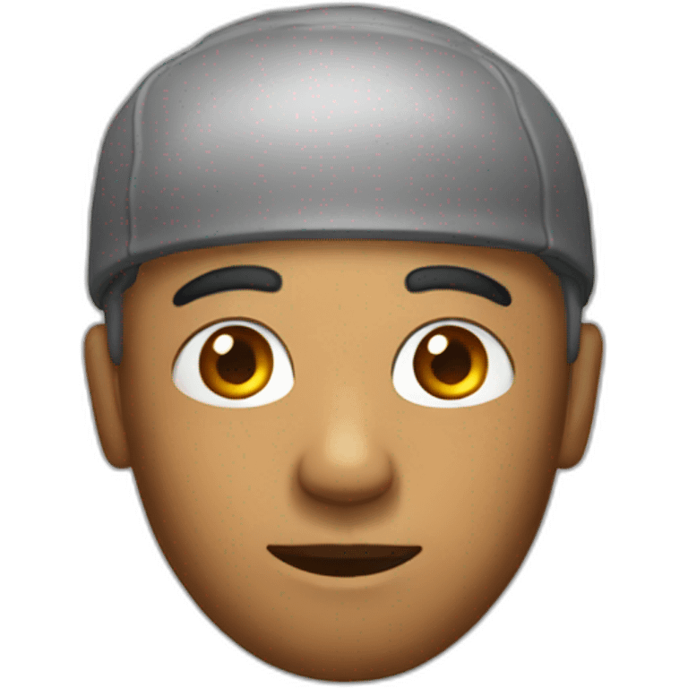 a man on his head emoji